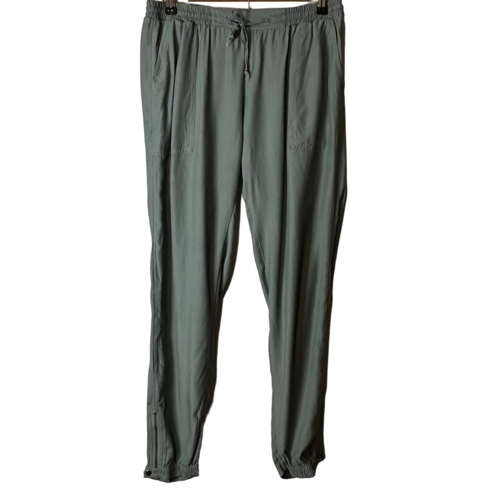 Sundance 100% viscose jogger pants‎ size medium muted blue/green tones